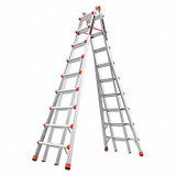 Little Giant Ladders Telescoping Step Ladder,17ft,IA,Aluminum 10110