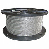 Dayton Wire Rope,250 ft L,3/16 in dia.,740 lb 33RF67