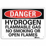 Lyle Danger No Smoking Sign,10" x 14",Alum U3-1667-RA_14X10