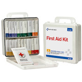 First Aid Only FirstAidKit w/House,130pcs,9 3/8x9 3/8"  91330