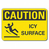 Lyle Plastic Icy Conditions Sign,7x10in,Plstc LCU3-0138-NP_10x7