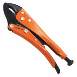 Grip-On Jaw Pliers,Universal Locking,Curved,10" GR11110