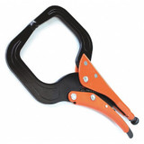 Grip-On Locking C-Clamps,Steel,12" GR12412