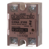 Omron SolStateRelay,In100-240VAC,Out24-240VAC G3NA-210B-UTU AC100-240