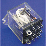 Omron Flange Relay,240VAC,11 Pins,10A @ 120VAC LY3F-AC240