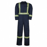 Big Bill FR Coverall with Reflective Tape,L 1325US7-LT-NAY