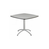 Cafeworks Cafe Table,Square,Gray,30 in. H  65687