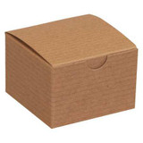 Partners Brand Gift Box,3x3x2",Kraft,PK100 GB332K