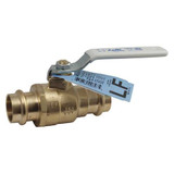 Apollo Valves Manual 2-Way Ball Valve,Press,Brass 77VLF10301