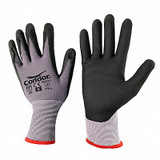 Condor Coated Gloves,Nylon Span,Nitrile, 2XS,PR 60WF85