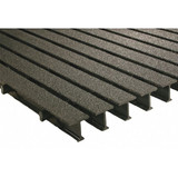 Fibergrate Pedestrian Pultruded Grating,Span 4 ft.  873200