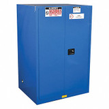 Justrite Haz Material Safety Cabinet,90 Gal,Blue  869028