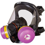 Honeywell North 7600 Full Facepiece Respirator with 5 Strap Headband & Dual Cart