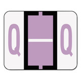 Smead Label,Alphabetic,Color-Coded,Q,Lavender 67087