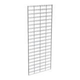 Econoco Wire Slatgrid Panel,Chrome,2ft.x5ft.,PK3 P3STG25C