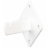 Econoco Wall Bracket for Grid,White,PK96 WTE/WB