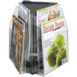 Safco Table Top Lit Display,6 Magazine 5698CL