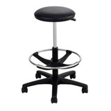 Safco Lab Stool,Extended-Height,Black 3436BL