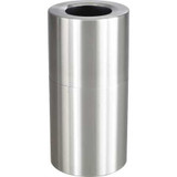 Safco Waste Recycling Receptacle,Single Bin 9942SS