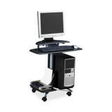 Mayline Personal Computer Workstation,Gray Base 948ANT