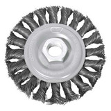 Century Drill & Tool Knotted Wire Wheel,4x5/8x11 in. 76049