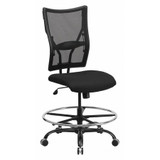 Flash Furniture Mesh Draft Chair,400 lb.,Black WL-5029SYG-D-GG