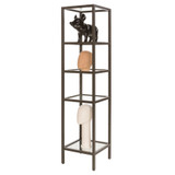 Econoco Linea Collection 4 Shelf Etagere in Stat LNET1616
