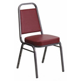 Flash Furniture Burgundy Vinyl Banquet Chair FD-BHF-1-SILVERVEIN-BY-GG