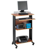 Safco Stand-Up Workstation,Cherry 1923CY