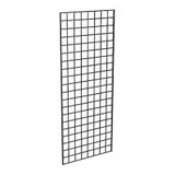 Econoco Wire Grid Panel,Black,2 ft. x 5 ft.,PK3 P3BLK25
