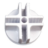 Econoco Grid Cubby Connector,White,PK100 GSC/W