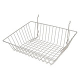 Econoco Grid Sloping Basket,15" x 12",Chrome,PK6 BSK16/EC