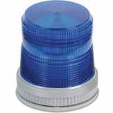Edwards Signaling Warning Light,LED,120VAC,Blue,65 FPM  105XBRMB120A