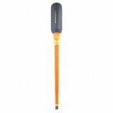 Ideal Insulatd Screwdriver,Slotted,3/8x8",Rnd  35-9168