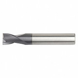Widia Sq. End Mill,Single End,Carb,1/2" I2S0500T062S