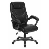 Flash Furniture Black High Back Exec Chair GO-724H-BK-LEA-GG