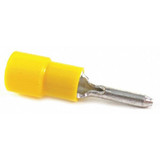 Sta-Kon Pin Terminal,Yellow,12 AWG,10 AWG,PK50 10RC-55PT