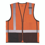 ergodyne® VEST,8210ZBK ORANGE 4XL/5 23029