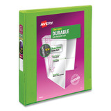 Avery® BINDER,1",VIEW,CHARTREUSE 34153