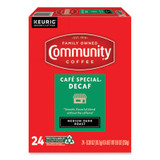 Community Coffee® Cafe Special Decaf K-Cup, 24/Box 5000374327