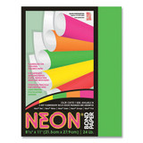 Pacon® PAPER,NEON,8.5X11,100,GN P104317