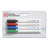 TRU RED™ MARKER,DRY,ERS,FIN,AST,4 TR61457/TR54562