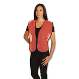 PIP Hook and Loop Safety Vest, One Size Fits Most, Hi-Viz Orange 300-0800-OR