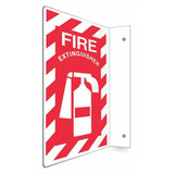 Condor Safety Sign,24 in x 12 in,PETG 480X51