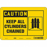 Condor Safety Sign,7 inx10 in,Polyethylene  471N84