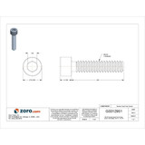 Armor Coat SHCS,Steel,#6-32,5/8"L,PK25 UST235883