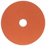 Norton Abrasives Fiber Disc, 7 in Dia, 7/8 in Arbor,PK25 69957398010
