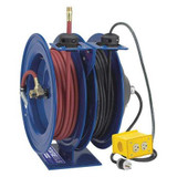 Coxreels Dual Hose Reel,Spring,3/8 in MNPT,50 ft C-L350-5012-B