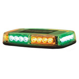 Buyers Products Mini Light Bar,Rectangle,Amber/Green 8891049