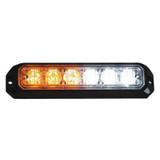 Buyers Products Strobe Light,Amber/Clear LEDs,12-24V,5" 8891502